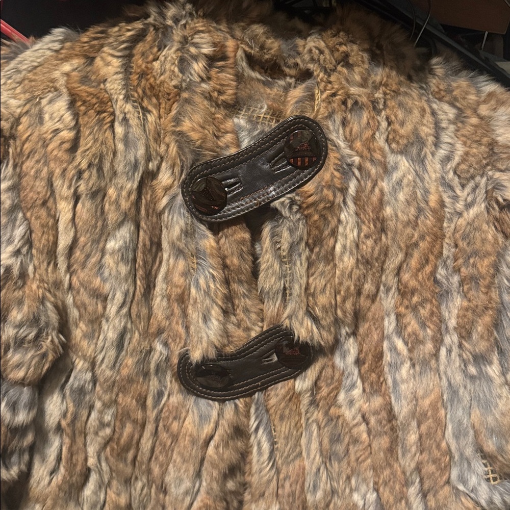 Rabbi Fur Coat with Toggle Closure